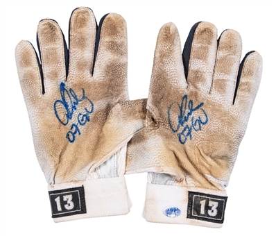 2007 Alex Rodriguez Game Used & Signed Nike New York Yankees Batting Gloves (Rodriguez LOA)